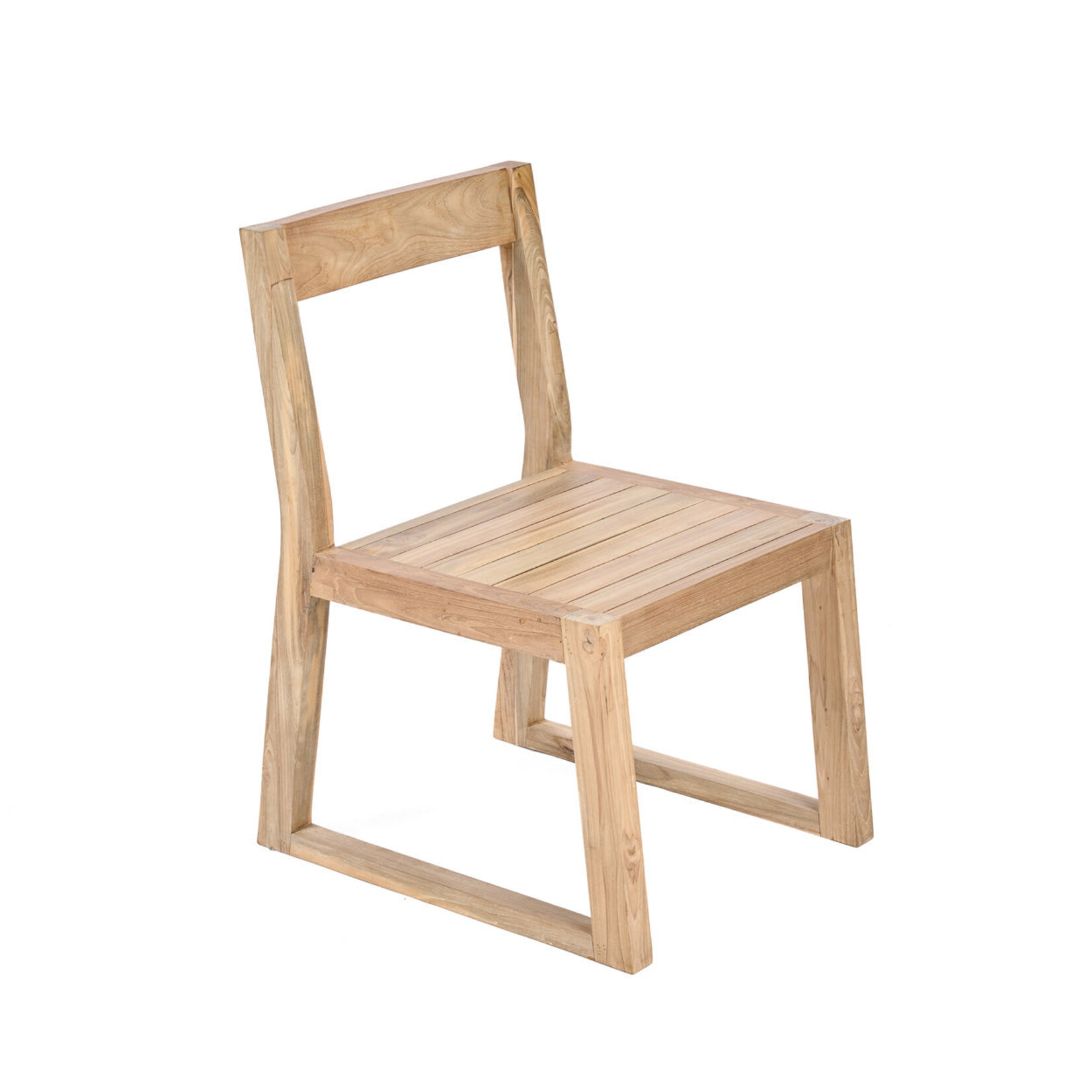 Bazar Bizar Antwerp The Linear Dining Chair - Natural Grey