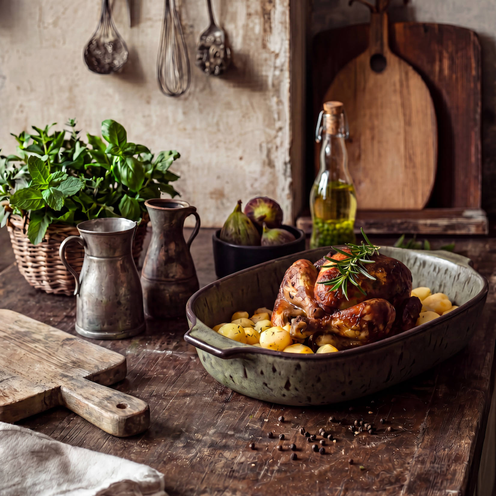 Bazar Bizar Antwerp The Comporta Oven Tray - Green - L