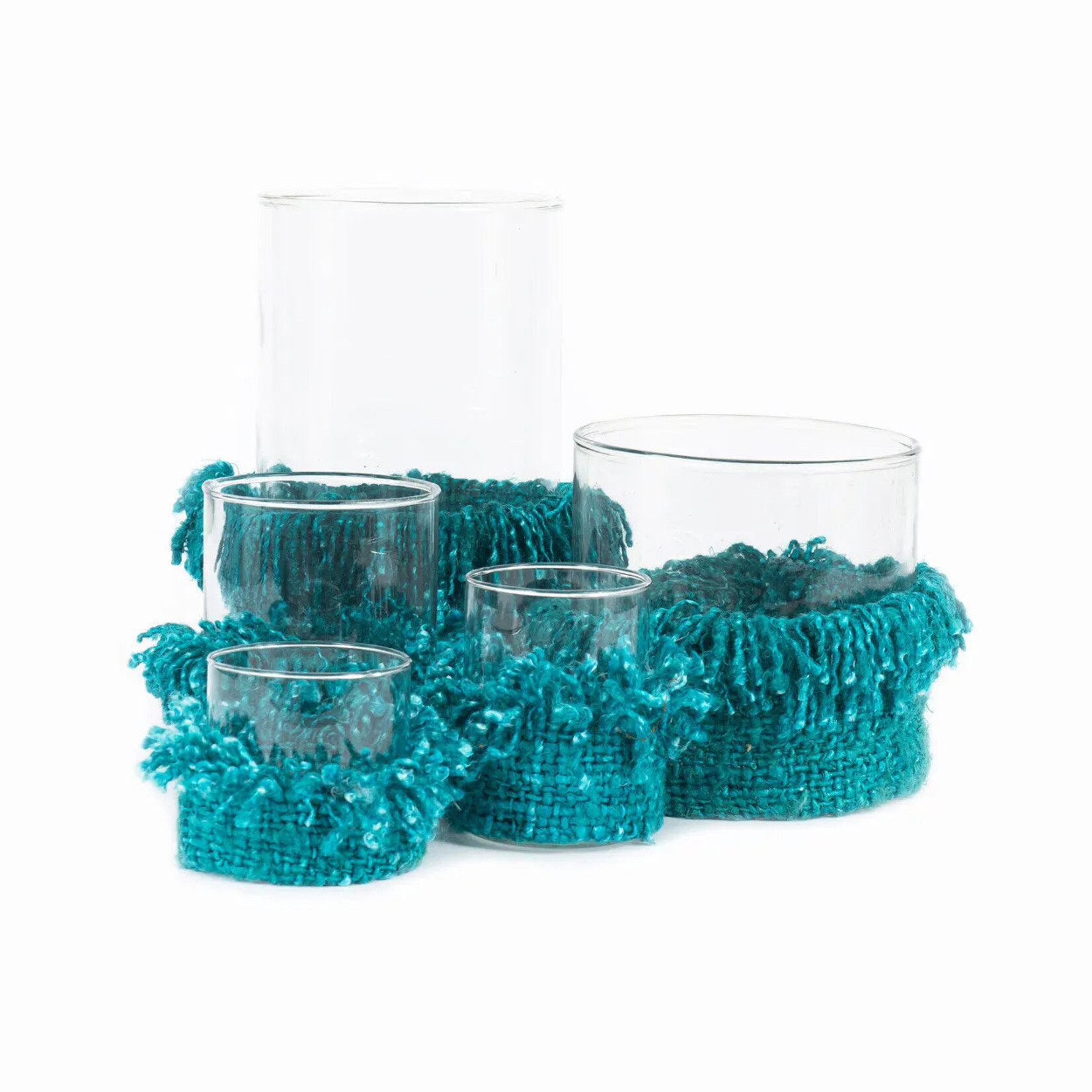 Bazar Bizar Antwerp The Oh My Gee Candle Holder - Aqua - XL