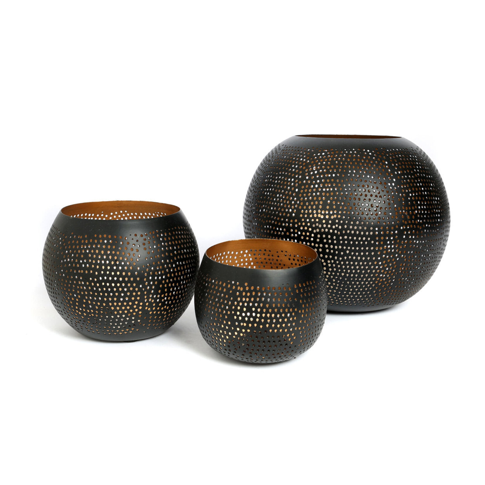 Bazar Bizar Antwerp The Pierced Ball - Black Gold - L