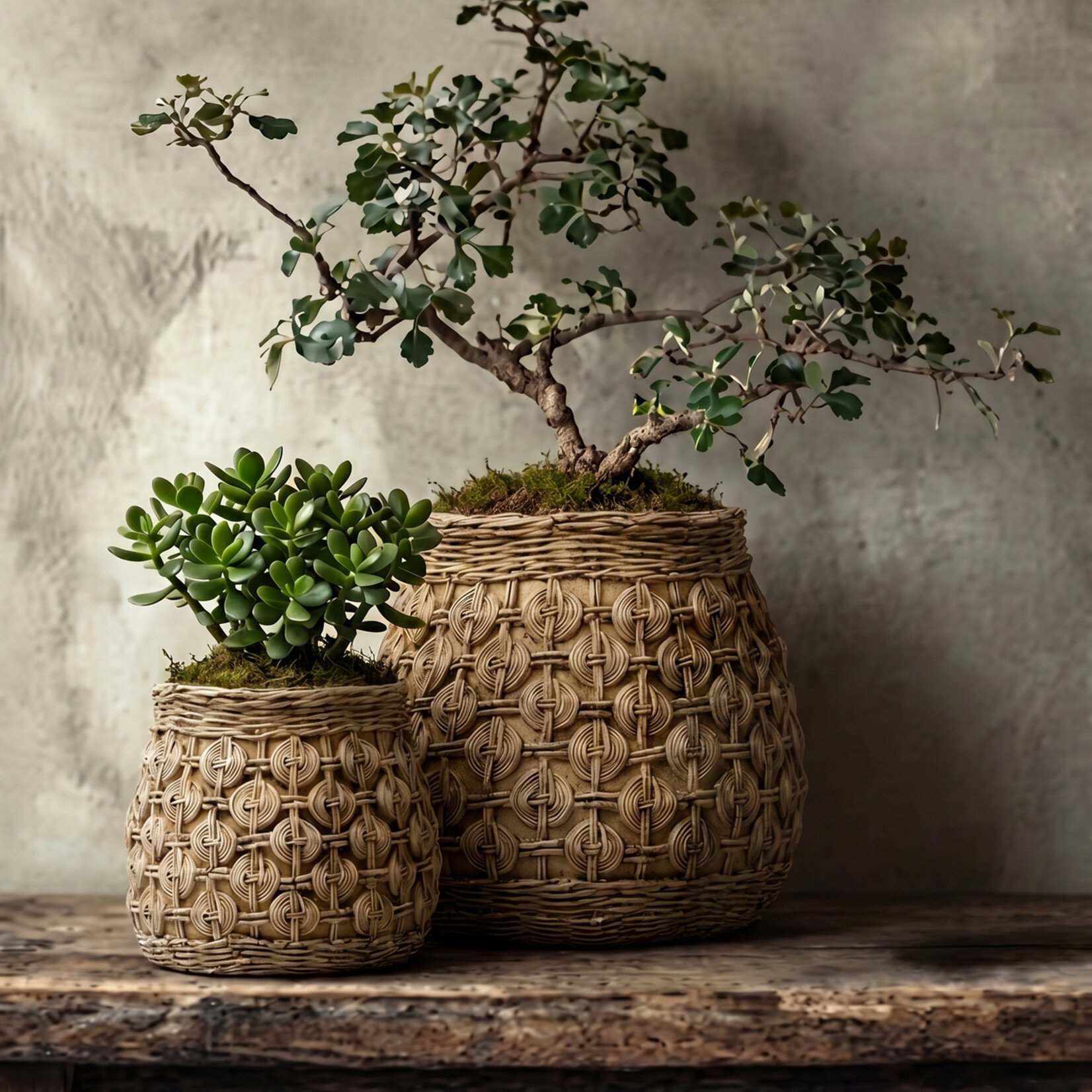 Bazar Bizar Antwerp The Knot Concrete Planter - L
