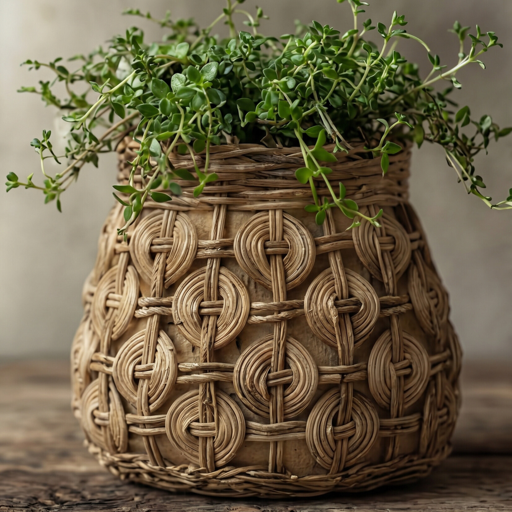 Bazar Bizar Antwerp The Knot Concrete Planter  - M