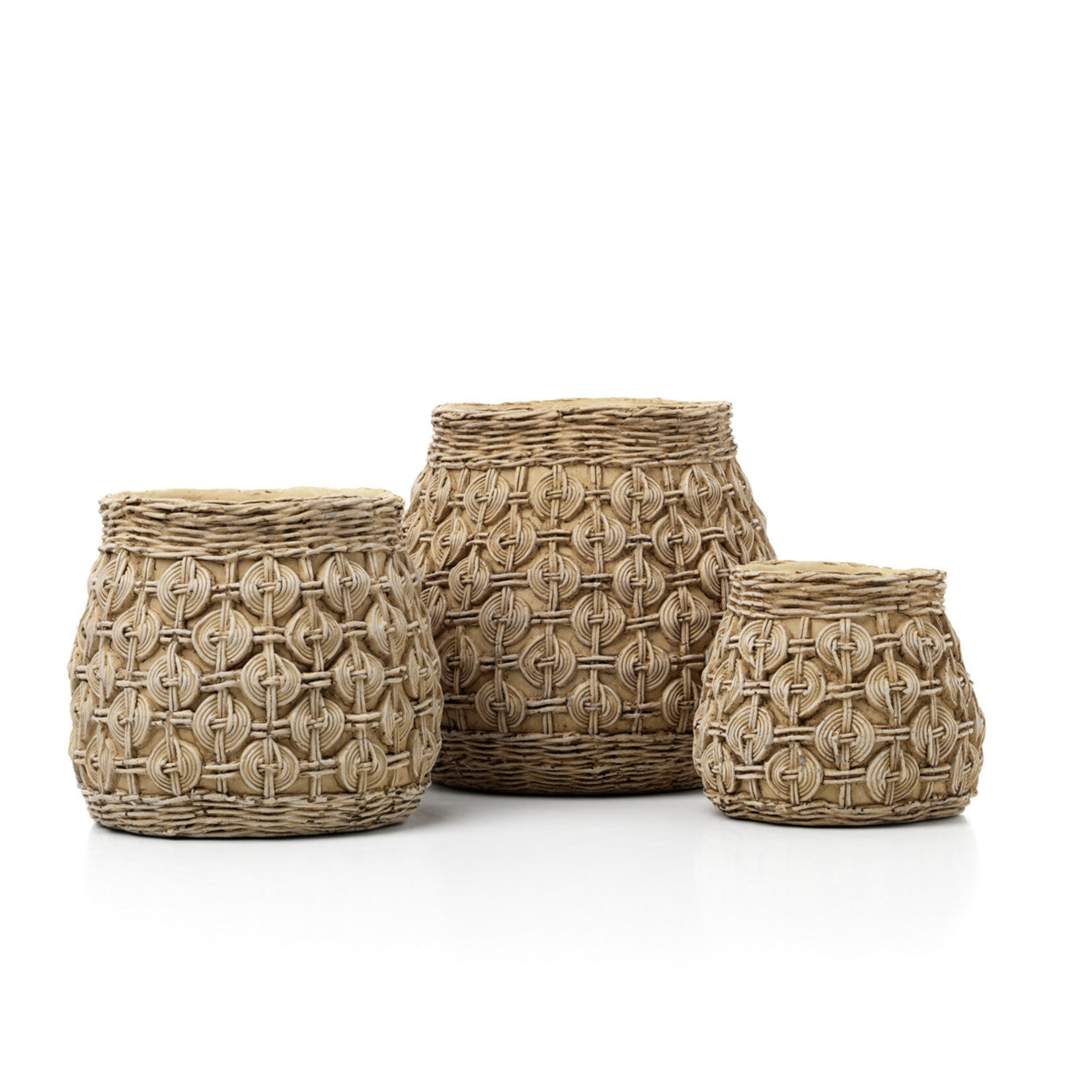 Bazar Bizar Antwerp The Knot Concrete Planter  - M