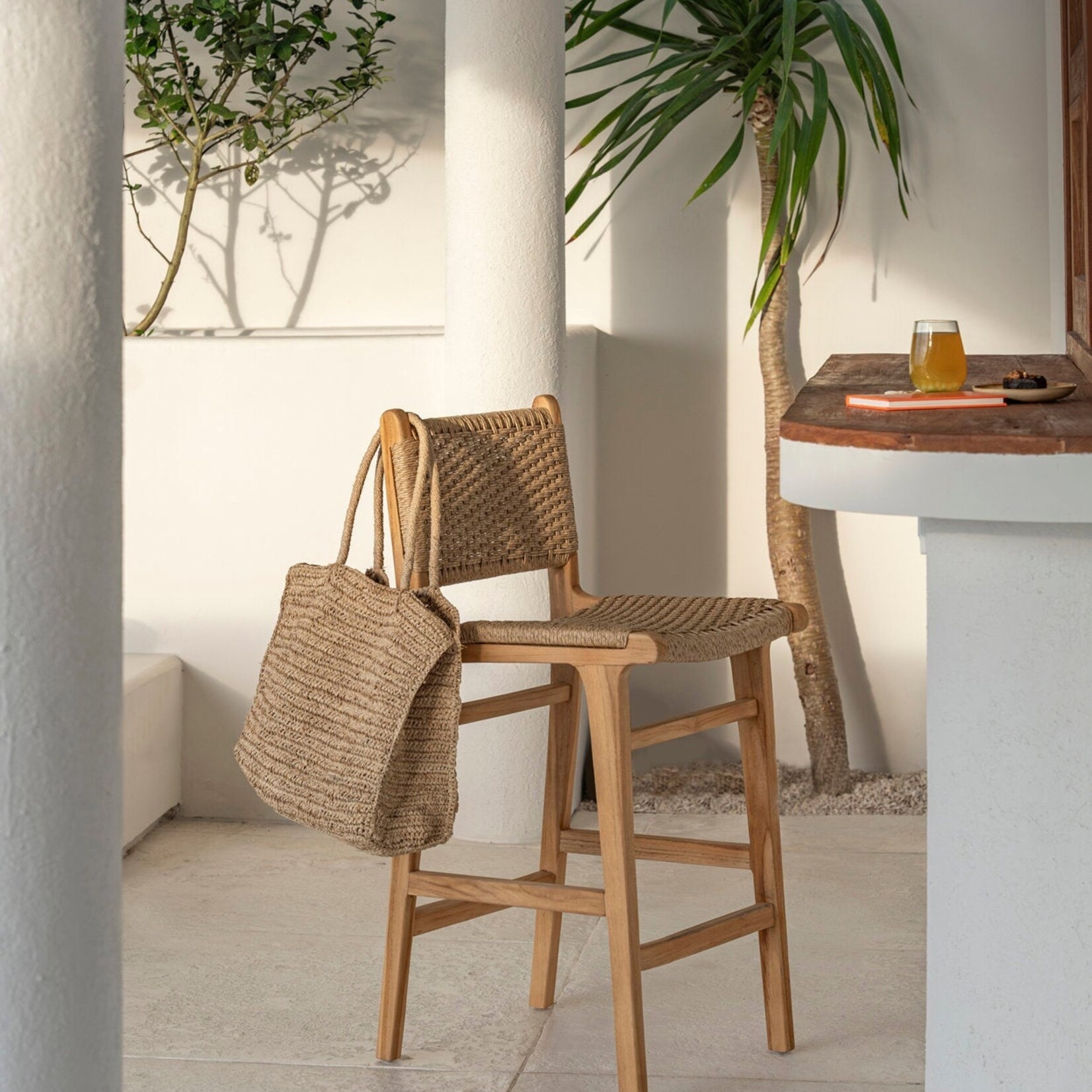 Bazar Bizar The Meno Bar Stool - Outdoor