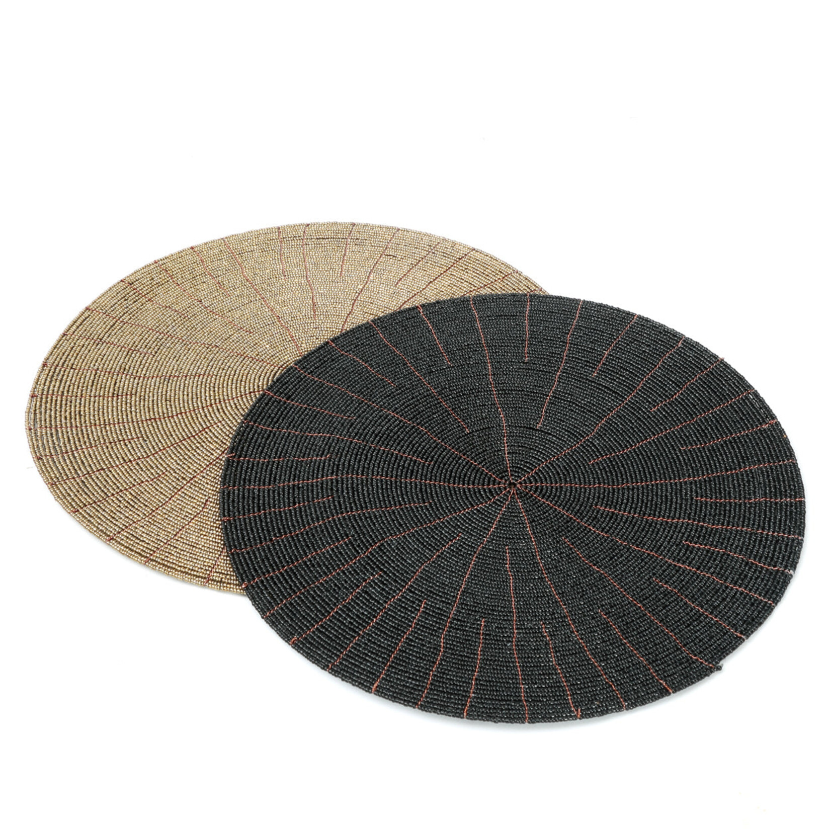 Bazar Bizar Antwerp The Beaded Placemat - Black