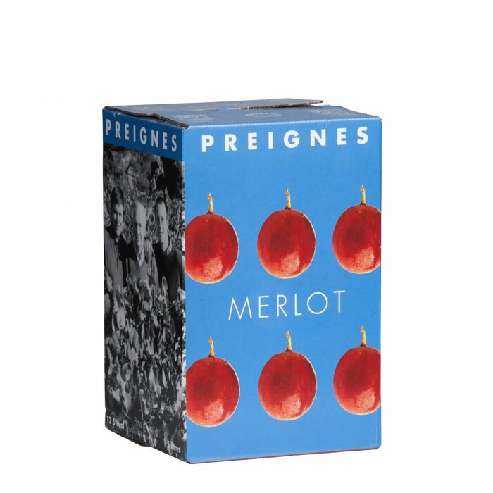 Domaine Robert Vic / Preignes Le Vieux Wijn in pak 5 liter - Preignes Merlot