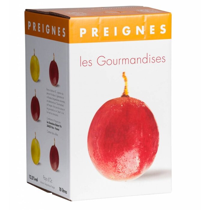 Domaine Robert Vic / Preignes Le Vieux Wijn in pak 10 liter- Gourmandises Rosé