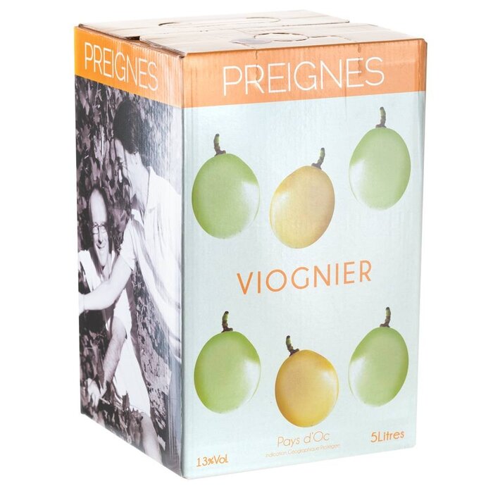 Domaine Robert Vic / Preignes Le Vieux Wijn in pak 5 liter - Preignes Viognier