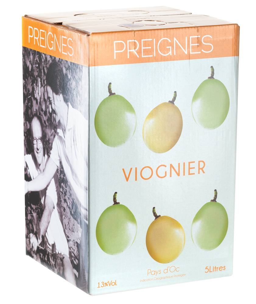 Domaine Robert Vic / Preignes Le Vieux Wijn in pak 5 liter - Preignes Viognier