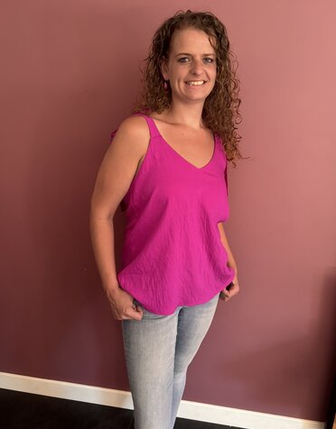 Azzurro Top Rosie Magenta