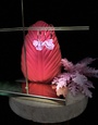 Oorbellen flower lichtroze