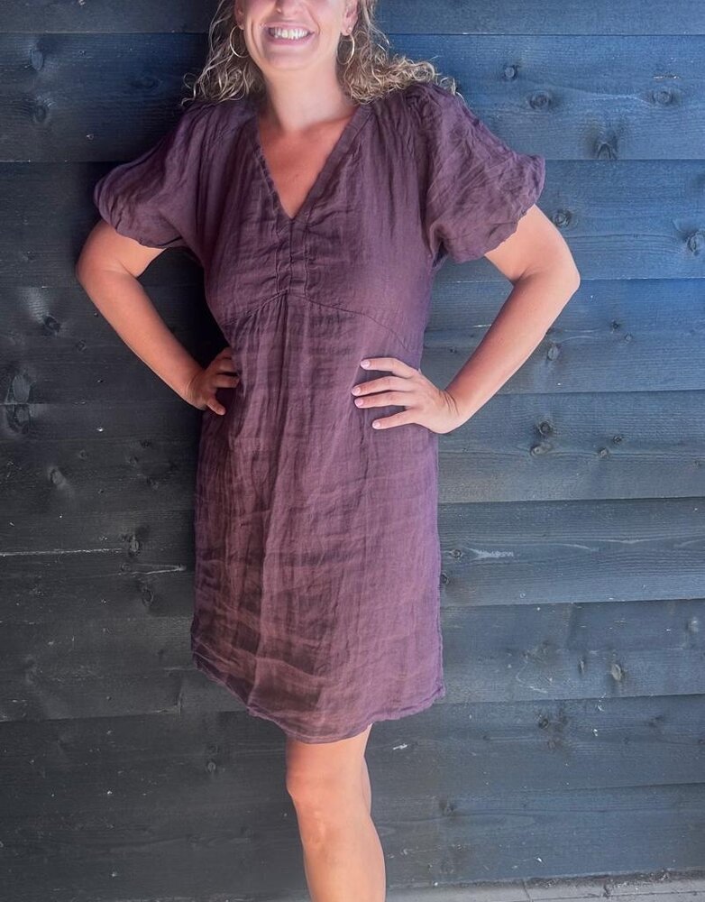 Perla Nera Linnen jurk June