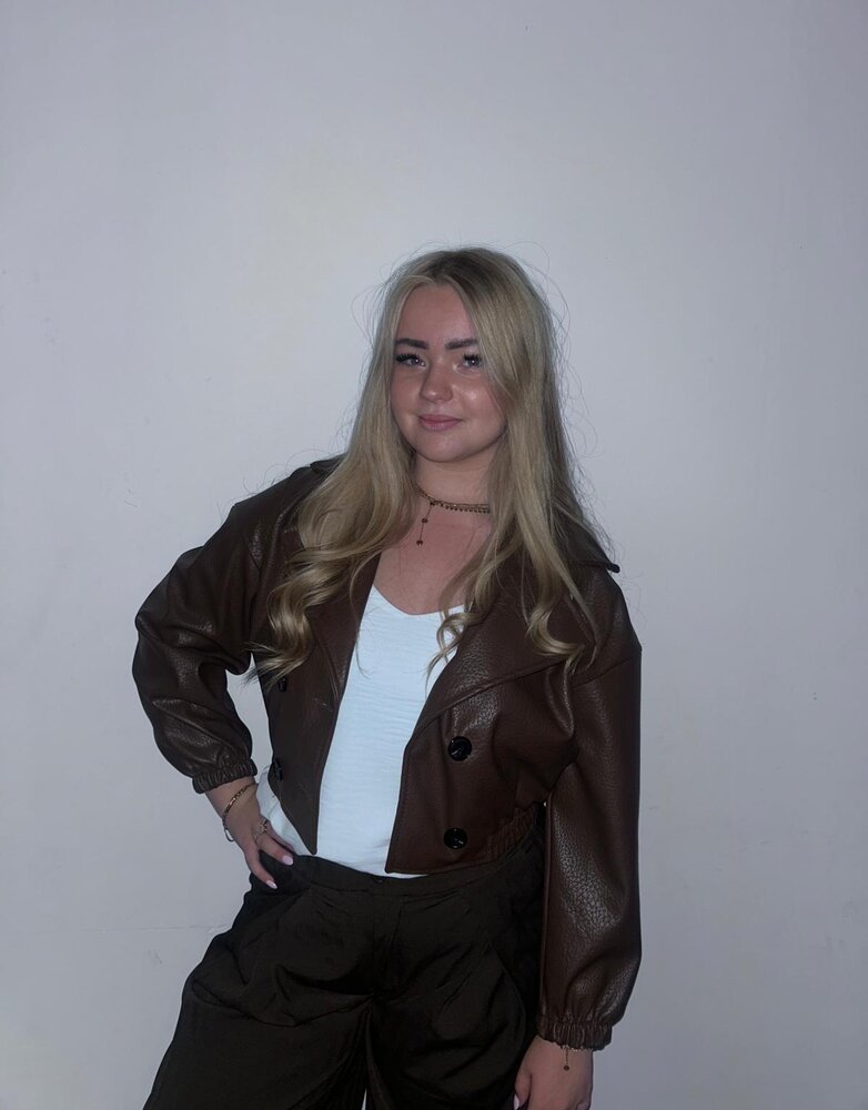 New Collection Kort jasje Kyra Bruin