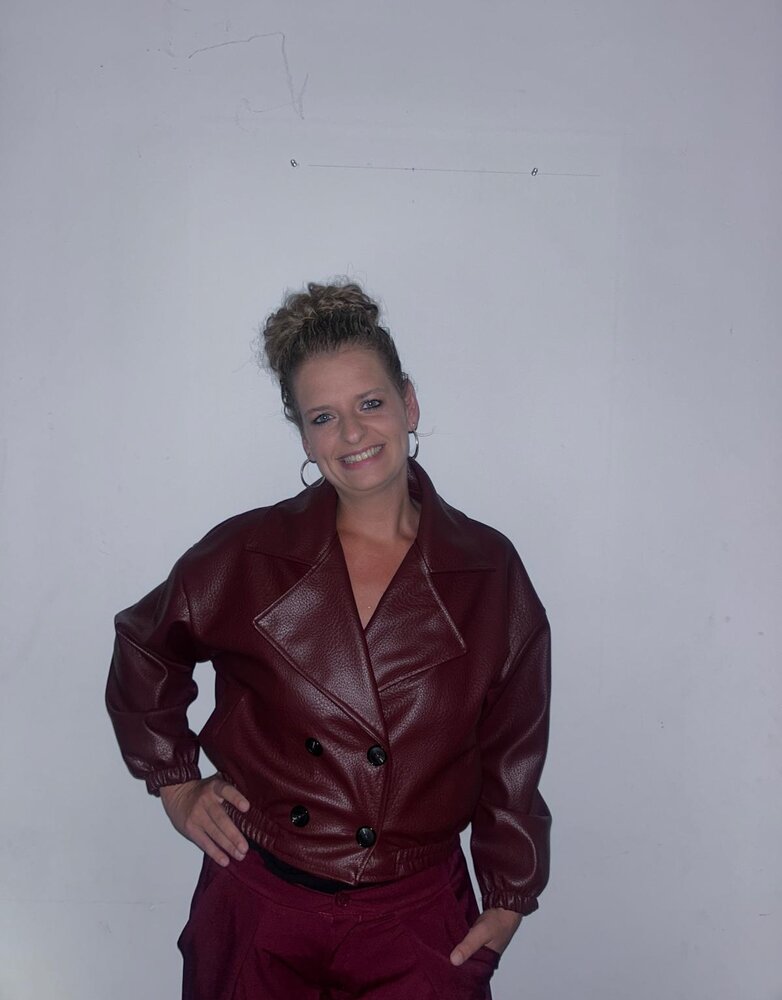 New Collection Kort jasje Kyra Bordeaux