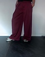 New Collection Broek Flair Bordeaux