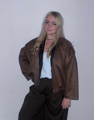 New Collection Maxi jasje Zara Bruin