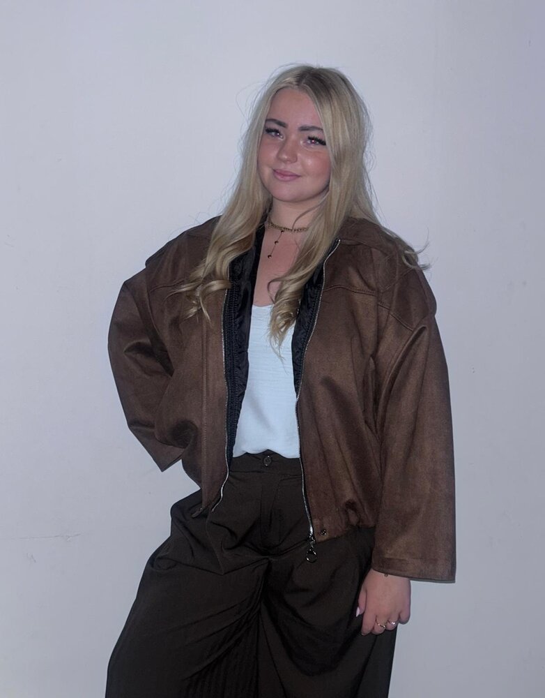New Collection Maxi jasje Zara Bruin