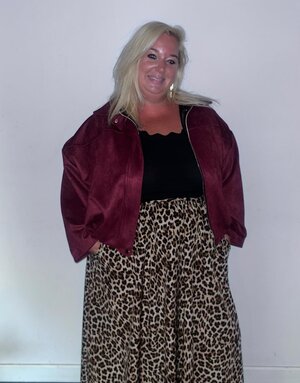 New Collection Maxi jasje Zara Bordeaux