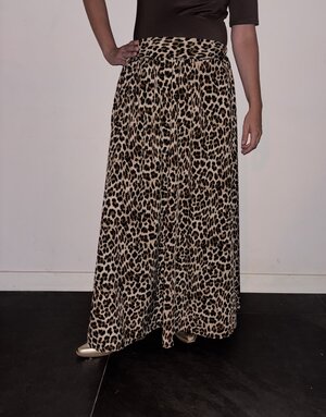 Azzurro Maxi Rok Leopard