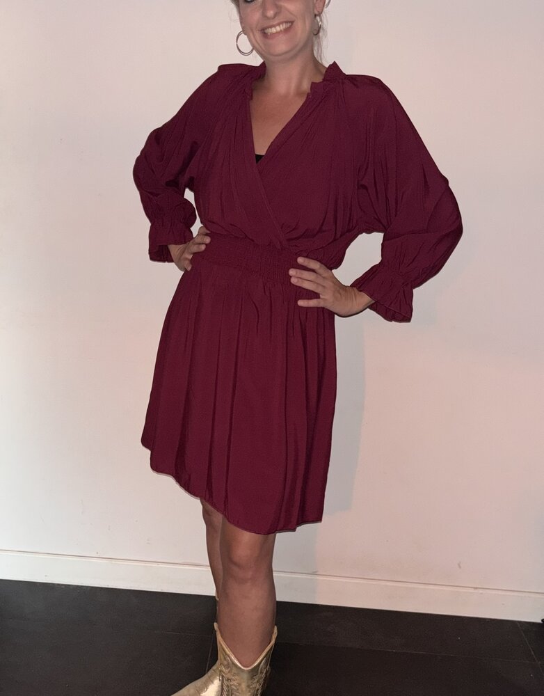 Azzurro Jurk Sophie Bordeaux