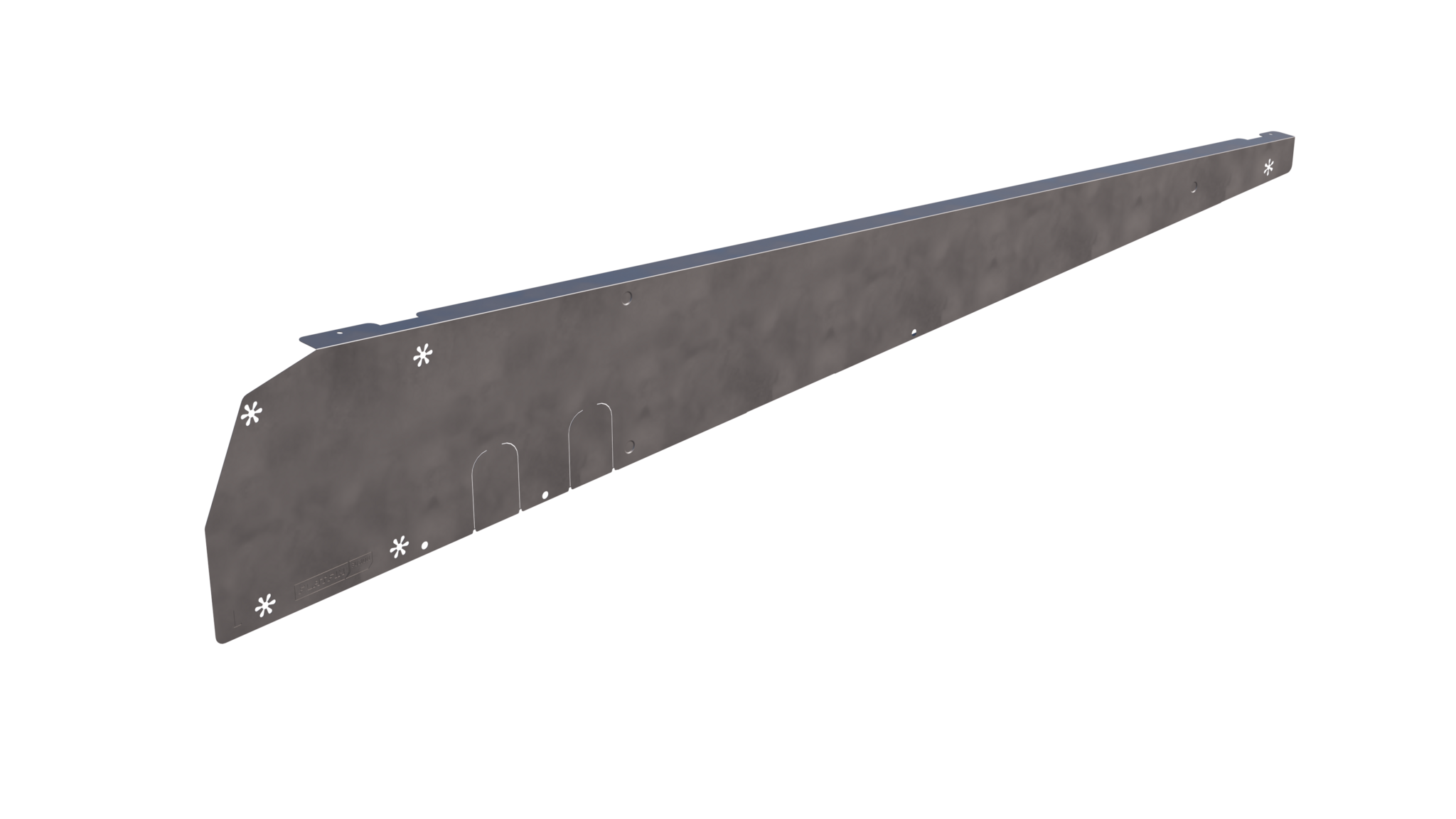 Enstall | FlatFix Fusion | Winddeflector Links Portrait Zwart