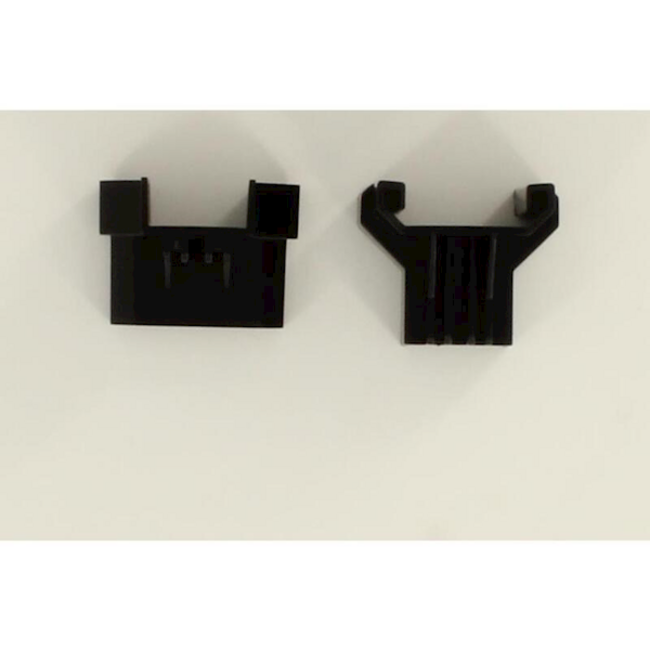 Enstall | ClickFit Evo | Eindkap met eindklemsteun | Zwart