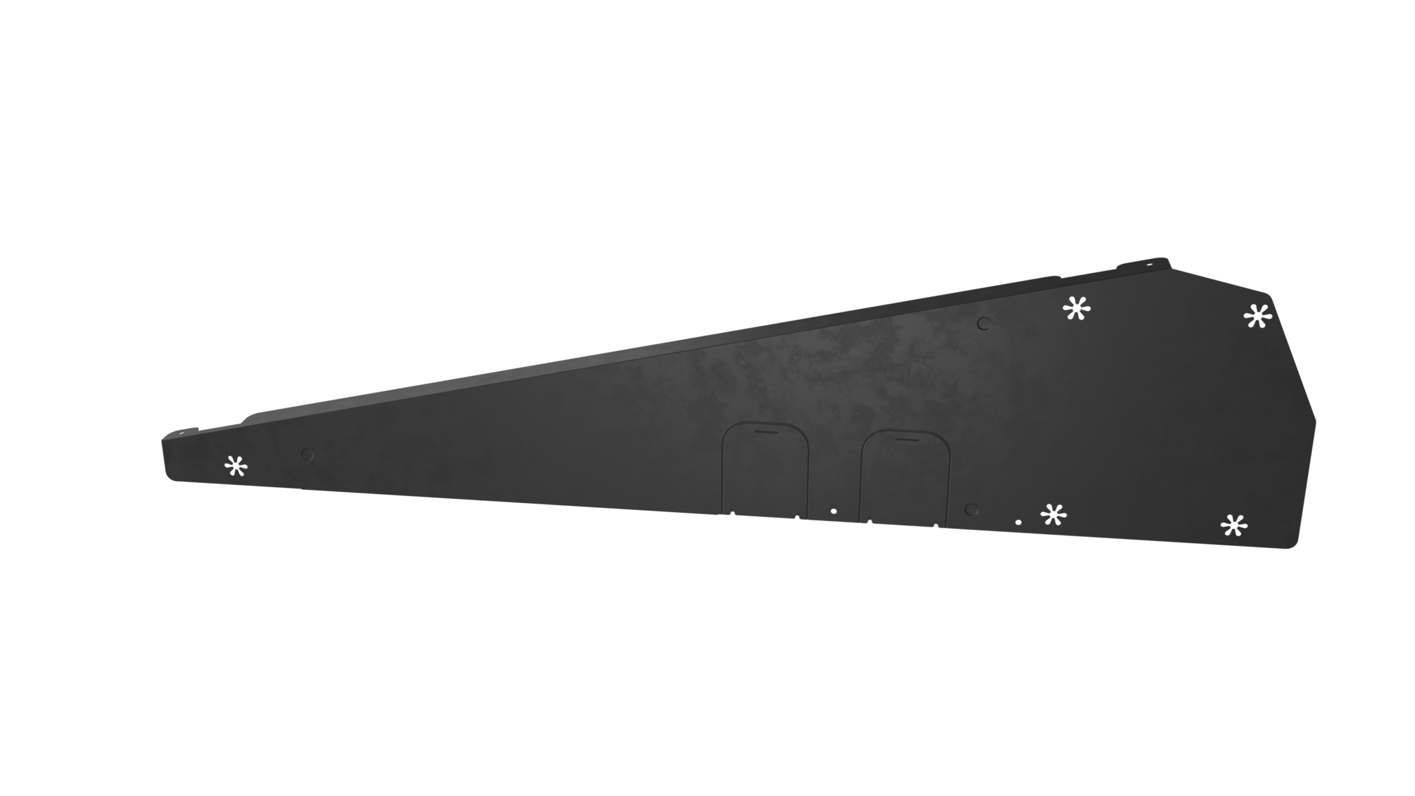 Enstall | FlatFix Fusion | Winddeflector Rechts | Zwart