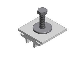 Van der Valk | ValkPitched - Clamp | Alu. Klem voor power optimizer/micro omvormer