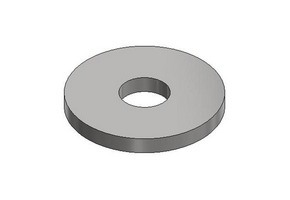 Van der Valk | RVS sluitring | M8x28x3mm
