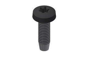 Van der Valk | RVS Zelftapbout M6x20mm |  Zwart