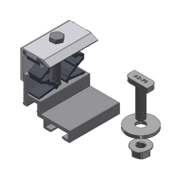 Van der Valk | ValkPro+ | Alu. Klem voor power optimizer/micro omvormer