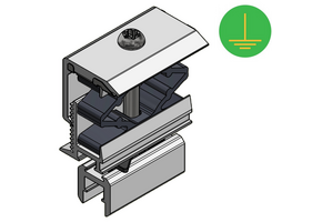 Van der Valk | ValkPitched - Clamp | Alu. Eindklem voor Side+ profiel
