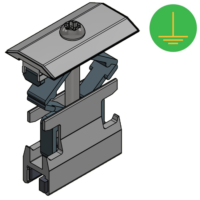 Van der Valk | ValkPitched - Clamp | Alu. Profiel tussenklem
