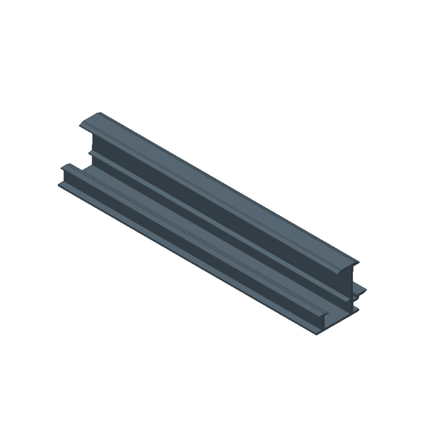 Van der Valk | ValkPitched - Insert | Alu. Inlegprofiel midden | 30mm | Zwart