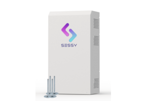 Sessy slimme thuisbatterij 10kWh wit staand
