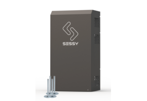 Sessy slimme thuisbatterij 10kWh zwart staand