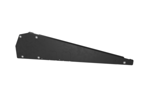 FlatFix Fusion Winddeflector links zwart (1068 - 1150mm)