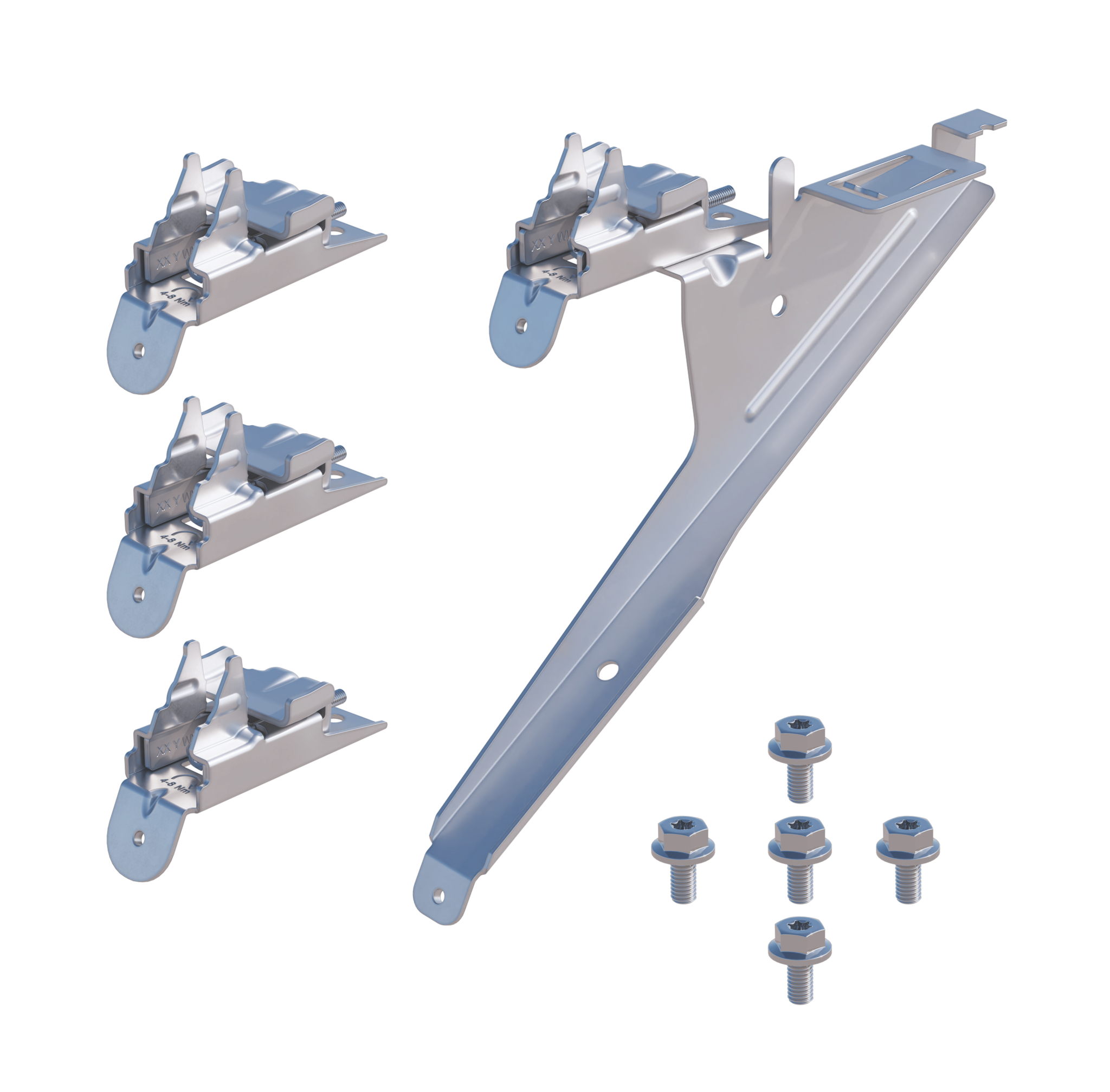 Panelclaw Wave Winddeflector Klemmen Set