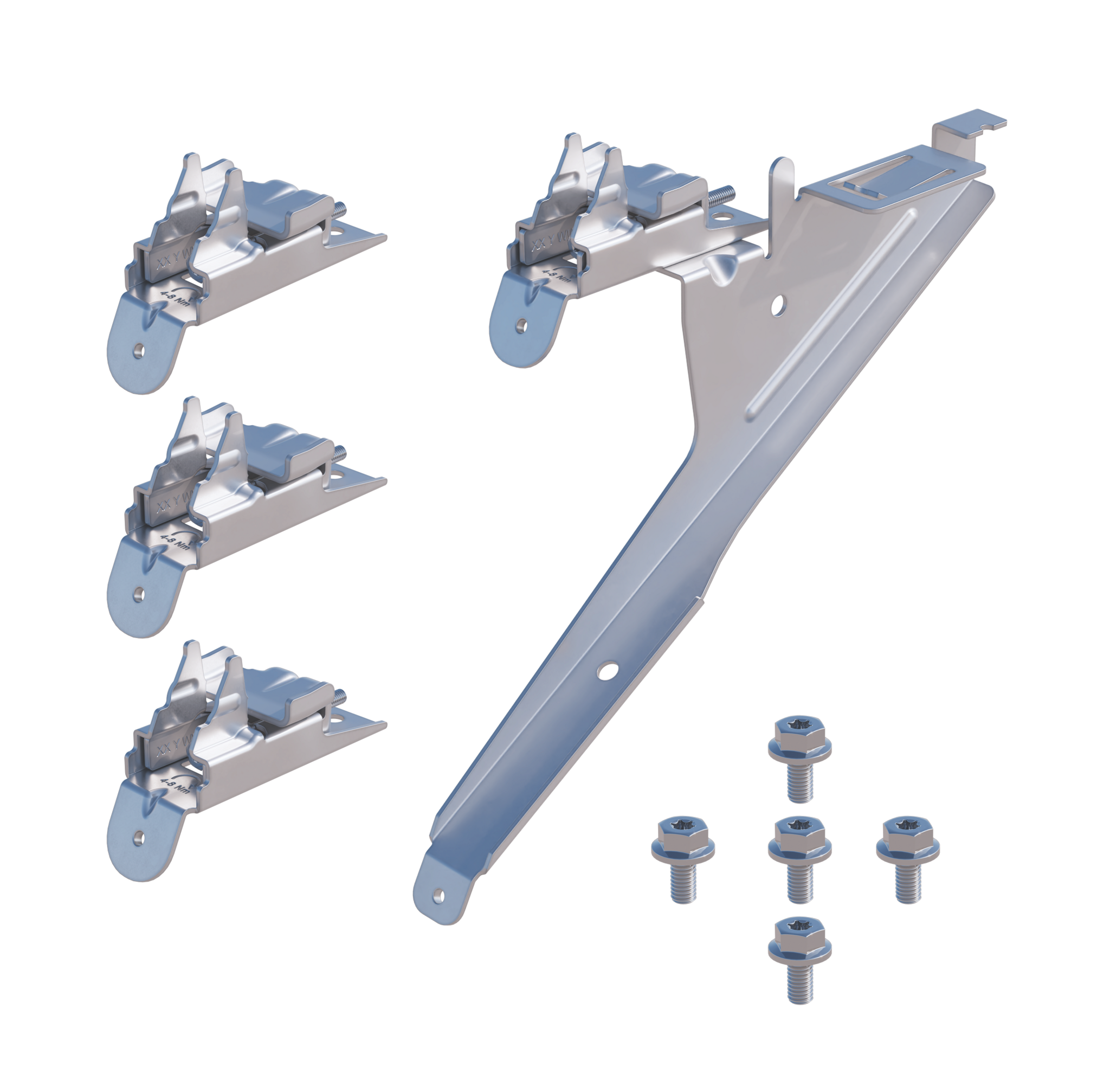 Panelclaw Wave Winddeflector Klemmen Set