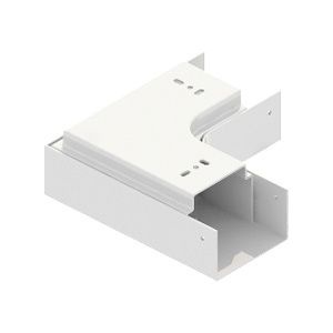 QVENTI Platte bocht 90 Aluminium Wit - Set