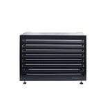 QVENTI Airco cover louvre basis Antraciet 115*85*57,5cm