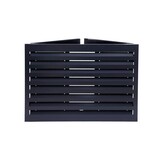 QVENTI Airco cover louvre basis Antraciet 115*85*57,5cm