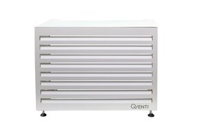 QVENTI Airco cover louvre basis Wit 100*75*50cm