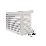 QVENTI Airco cover louvre basis Wit 100*75*50cm
