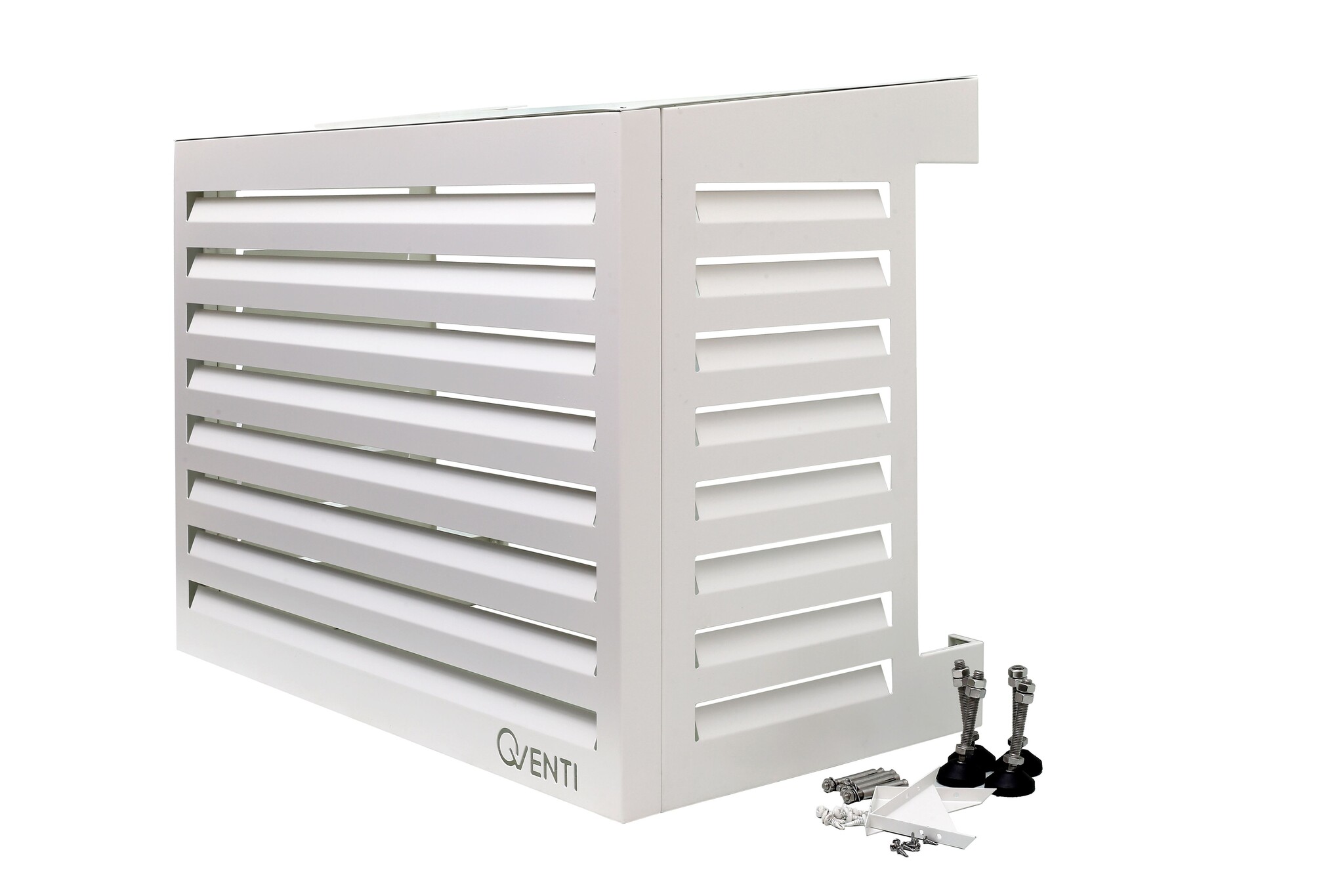 QVENTI Airco cover louvre basis Wit 100*75*50cm