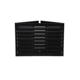 QVENTI Airco cover louvre basis Zwart 100*75*50cm