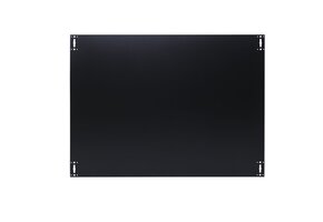 QVENTI Airco cover louvre achterplaat Zwart 115*85cm