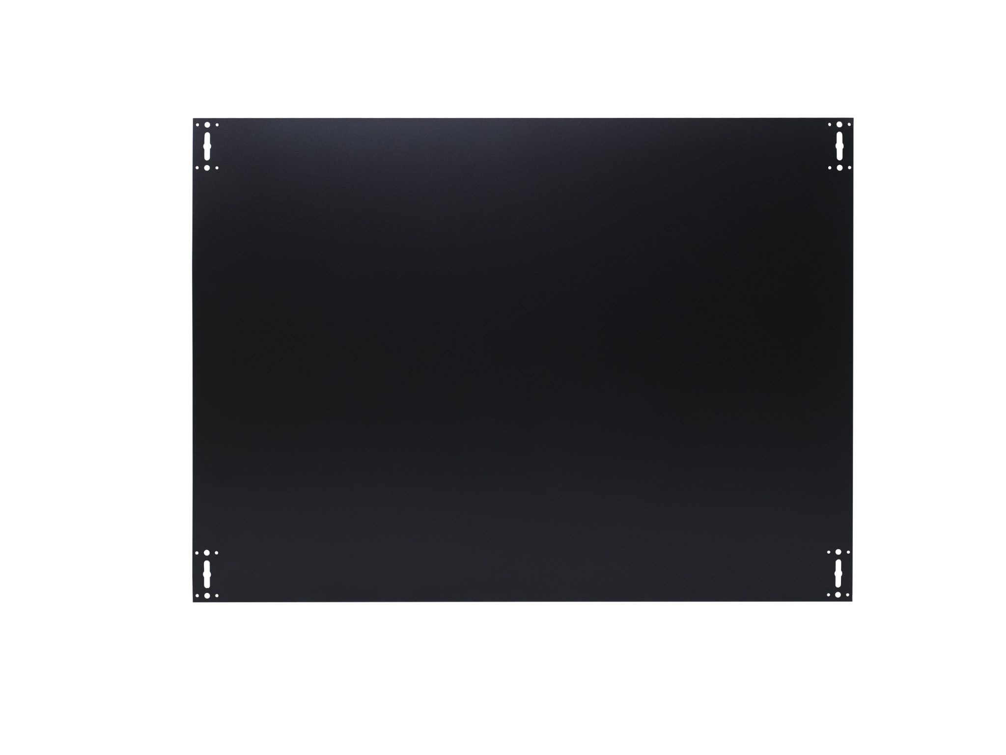 QVENTI Airco cover louvre achterplaat Zwart 115*85cm