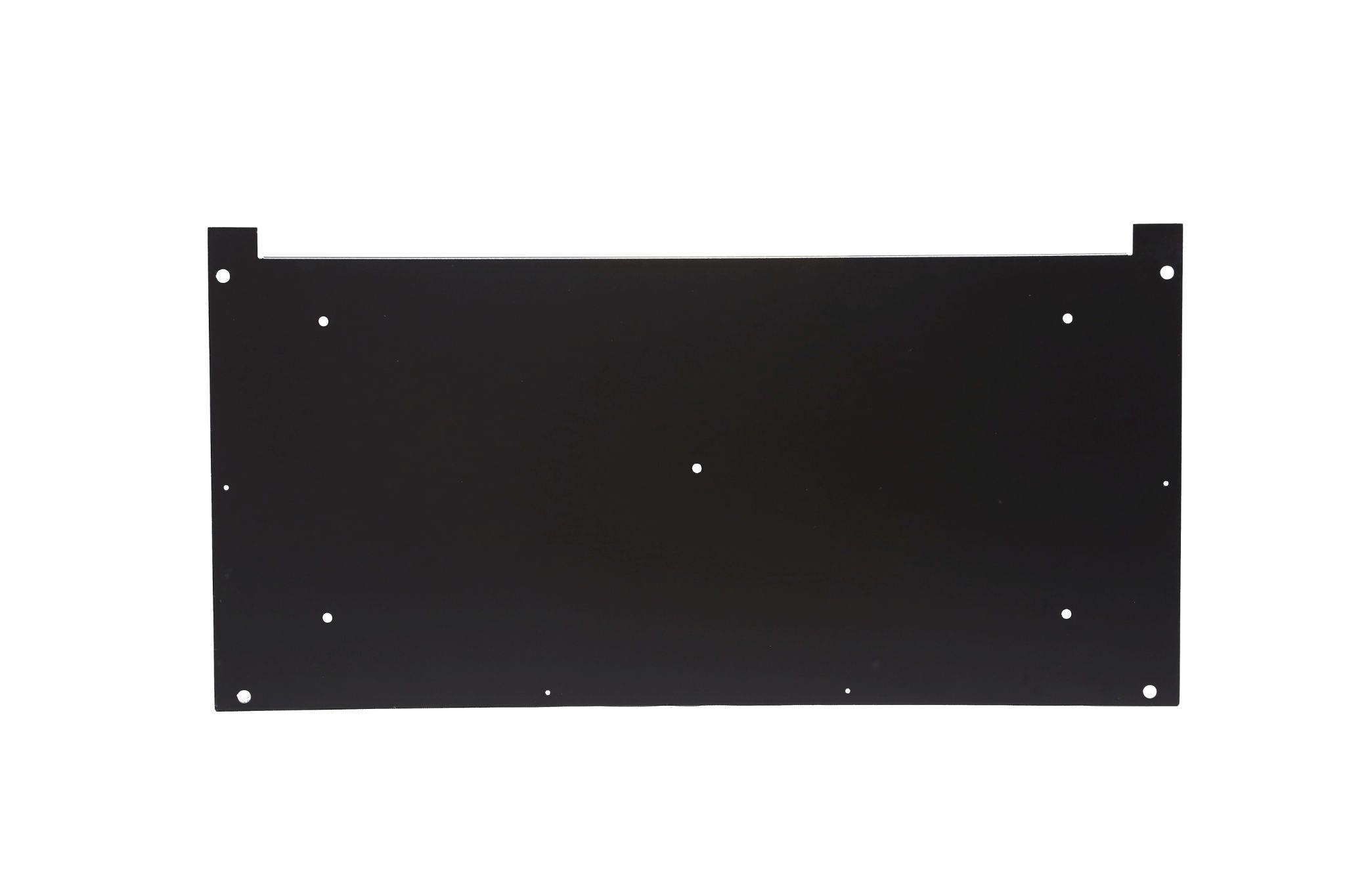 QVENTI Airco cover louvre bodemplaat Zwart 100*50cm