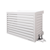 QVENTI Airco cover louvre basis Wit 115*85*57,5cm